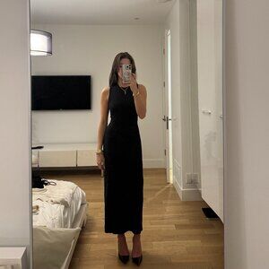 Lululemon All Aligned Ribbed Midi Dress – Black / Size 4